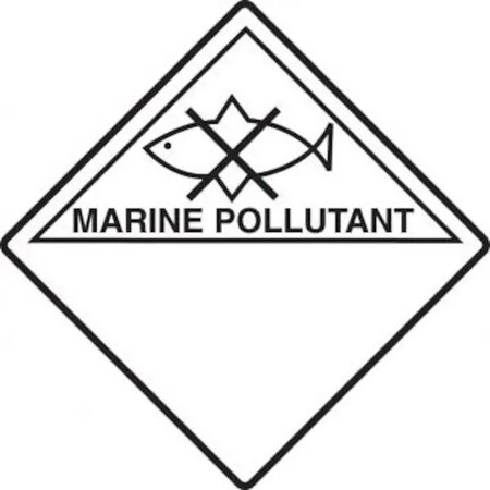Accuform TDG PLACARD MARINE POLLUTANT 273MM x TCP975VP100